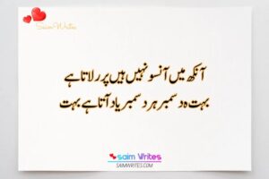 sad december poetry - SaimWrites