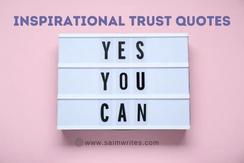 Inspirational Trust Quotes