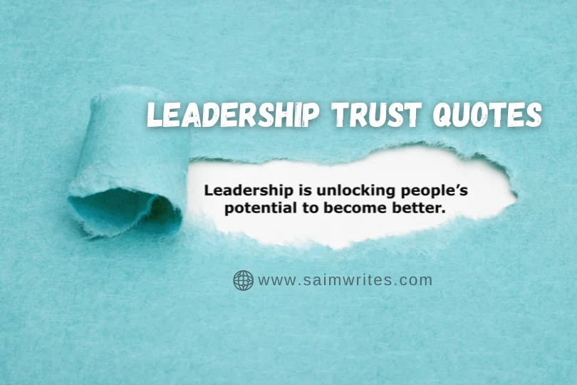 Leadership Trust Quotes